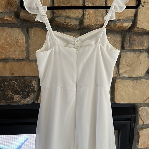 Beautiful, white long dress - Picture 5 of 5